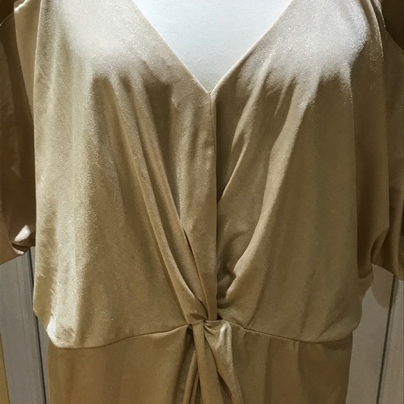 NWT ABS Champagne color dress size 1X - Picture 10 of 15